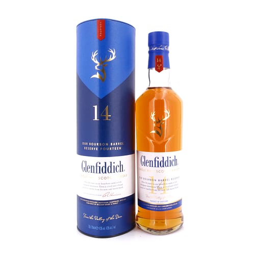 Glenfiddich 14 Jahre Bourbon Barrel Reserve 0,70 Liter/ 43.0% vol Produktbild