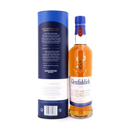 Glenfiddich 14 Jahre Bourbon Barrel Reserve 0,70 Liter/ 43.0% vol Produktbild