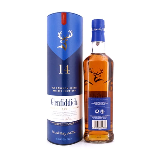 Glenfiddich 14 Jahre Bourbon Barrel Reserve 0,70 Liter/ 43.0% vol Produktbild