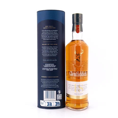 Glenfiddich 18 Jahre Our Small Batch 0,70 Liter/ 40.0% vol Produktbild