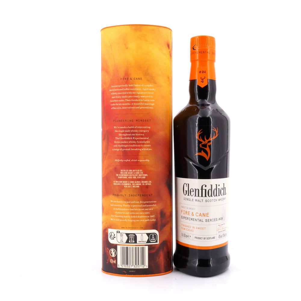 Glenfiddich Experimental Series #04 Fire & Cane 0,70 Liter/ 43.0% vol Produktbild