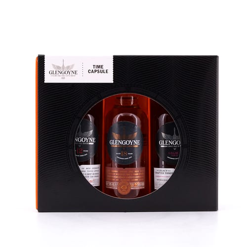 Glengoyne Time Capsule Miniatur-Set Legacy Chapter Three 48% , 12 & 18 Jahre 43% 0,150 Liter/ 44.7% vol Produktbild