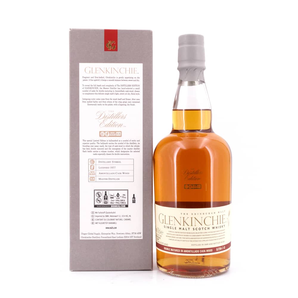 Glenkinchie Distillers Edition Amontillado Cask Wood 0,70 Liter/ 43.0% vol Produktbild