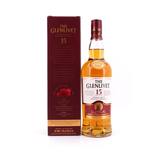 Glenlivet 15 Jahre French Oak Reserve 0,70 Liter/ 40.0% vol Produktbild