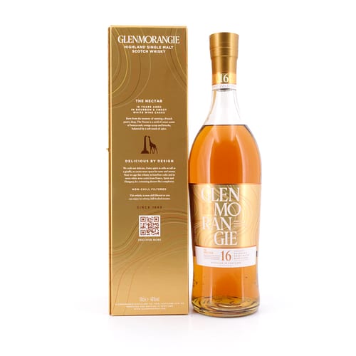 Glenmorangie 16 Jahre The Nectar Aged In Bourbon & Sweet White Wine Casks 0,70 Liter/ 46.0% vol Produktbild