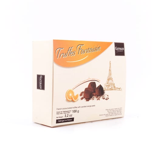 Guyaux Truffes Fantaisie Orange Kakaokonfekt 100 Gramm Produktbild