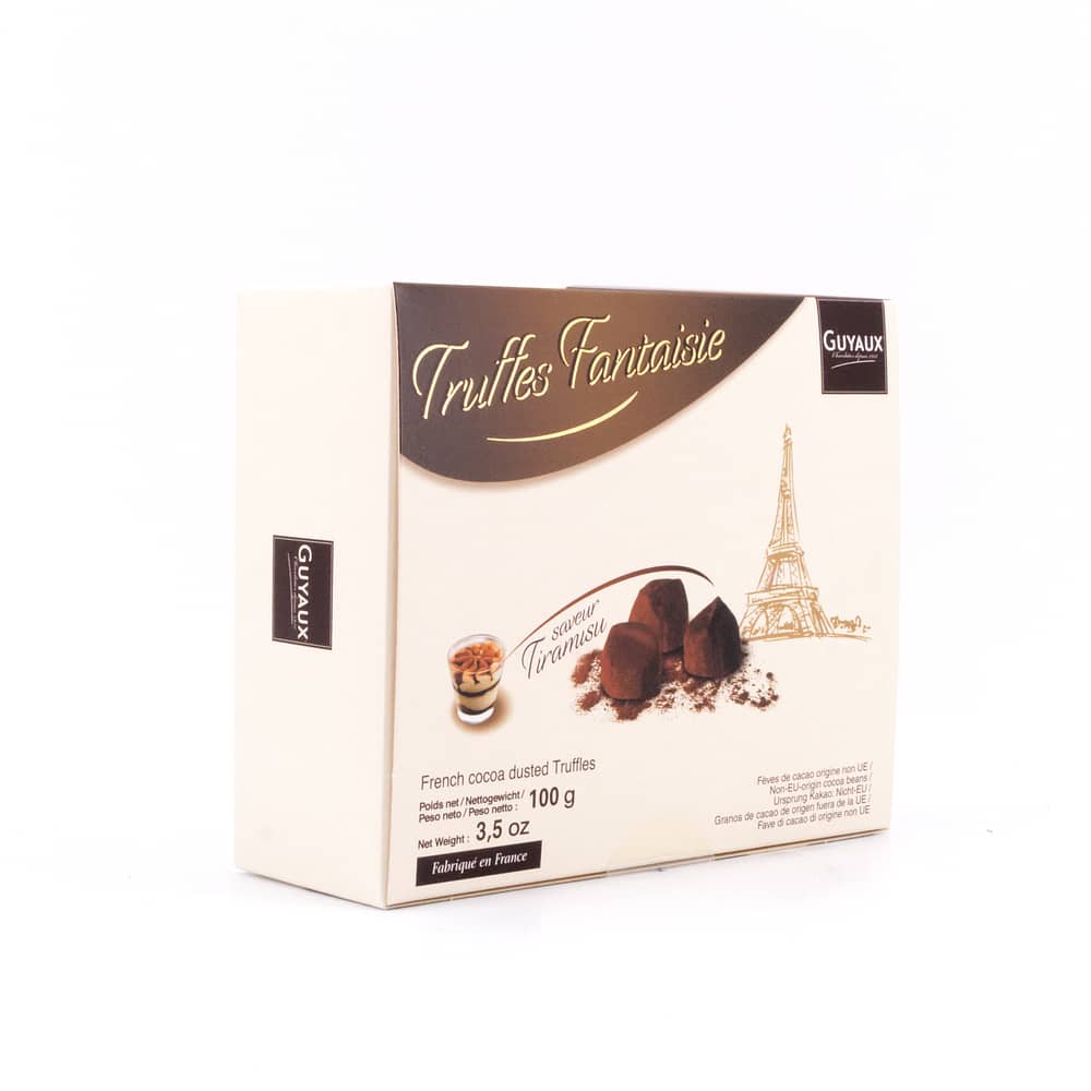 Guyaux Truffes Fantaisie Tiramisu-Geschmack Kakaokonfekt 100 Gramm Produktbild