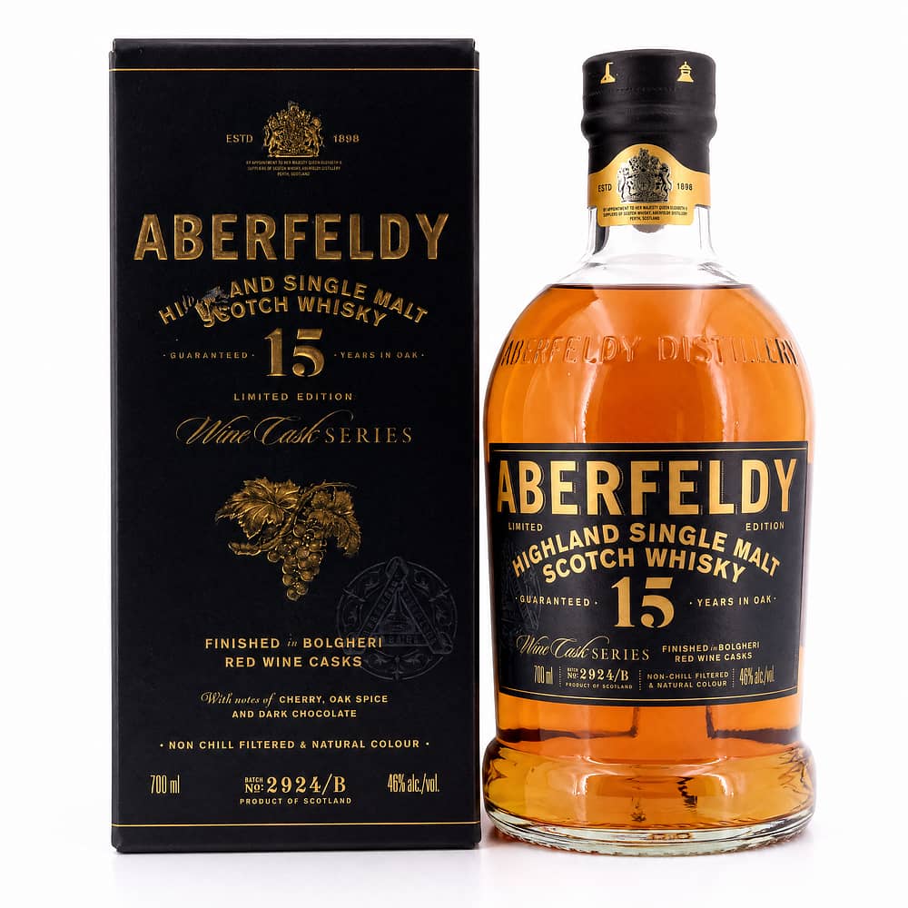 Aberfeldy 15 Jahre Bolgheri Red Wine Casks Finish 0,70 Liter/ 46.0% vol Produktbild