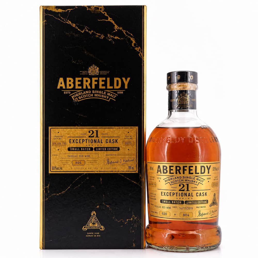 Aberfeldy 21 Jahre Exceptional Pauillac Redwine Cask 0,70 Liter/ 53.9% vol Produktbild