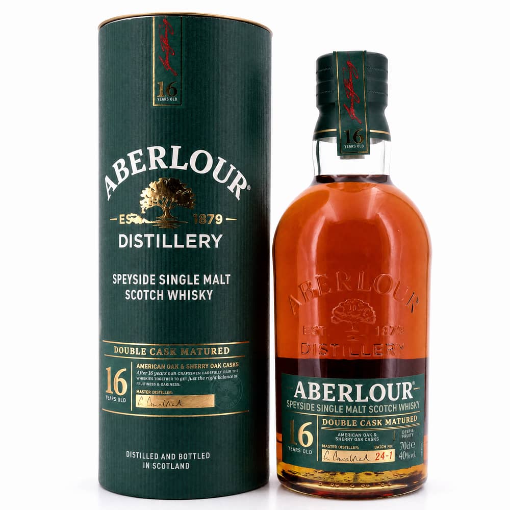 Aberlour 16 Jahre Double Cask Matured Lieferung aktuell verfügbares Batch 0,70 Liter/ 40.0% vol Produktbild