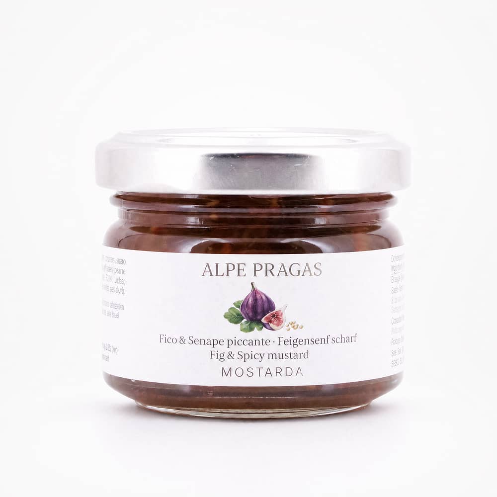 Alpe Pragas Mostarda Feigensenf scharf 70 Gramm Produktbild