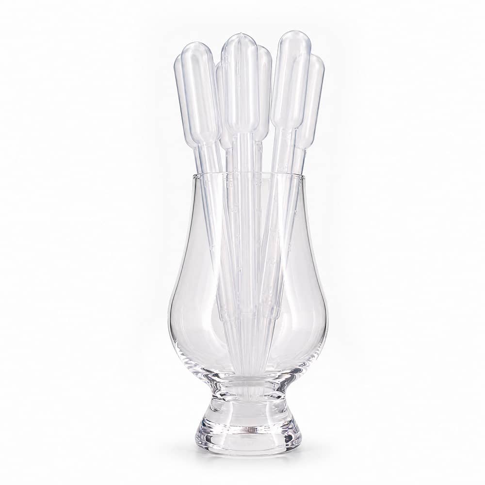 Alpha Laboratories Limited Pipette 10 Stück 3ml mit 1Stück Glencairn Nosing-Glas 10 Stück Produktbild