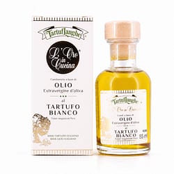 Anfosso Natives Olivenöl Tartuflanghe mit Scheiben von weißen Trüffel Produktbild