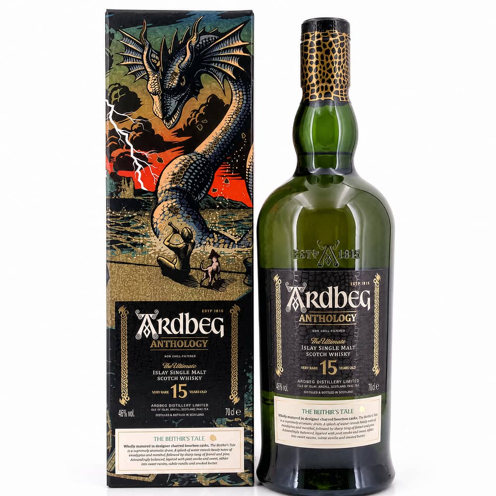 Ardbeg Anthology „The Beithir’s Tale“ 15 Jahre 0,70 Liter/ 46.0% vol Produktbild