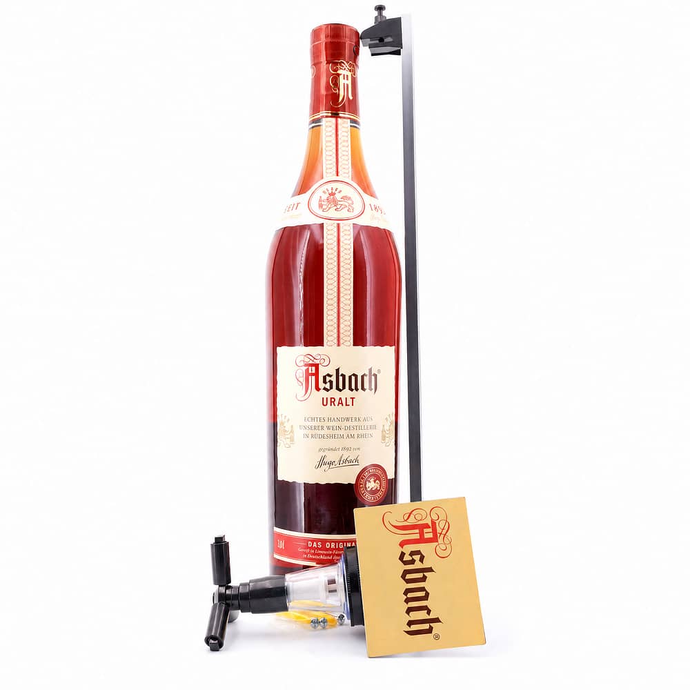 Asbach Uralt 3 Liter Flasche mit Wandhalter und Portionierer 3 Liter/ 36.0% vol Produktbild