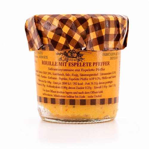 Azaïs-Polito Rouille mit Espelette Pfeffer Safranmayonnaise mit Espelette Pfeffer 85 Gramm Produktbild