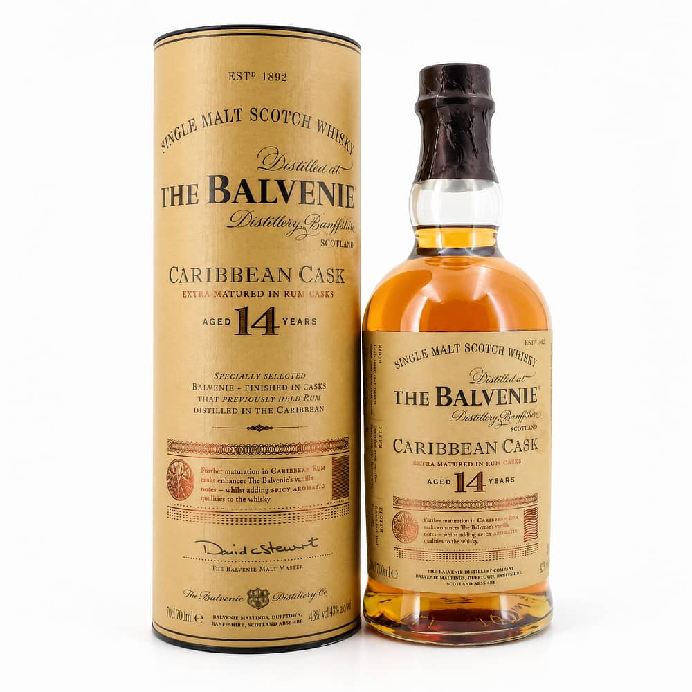 Balvenie 14 Jahre Caribbean Cask 0,70 Liter/ 43.0% vol Produktbild