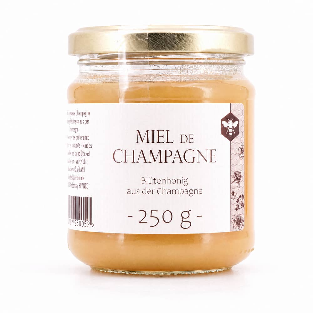 Beauharnais-CARLANT Miel de la Champagne Honig aus der Champagne 250 Gramm Produktbild