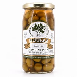 Beauharnais-CARLANT Olives vertes Soulas Picholines du Gard Grüne Oliven 350g Produktbild