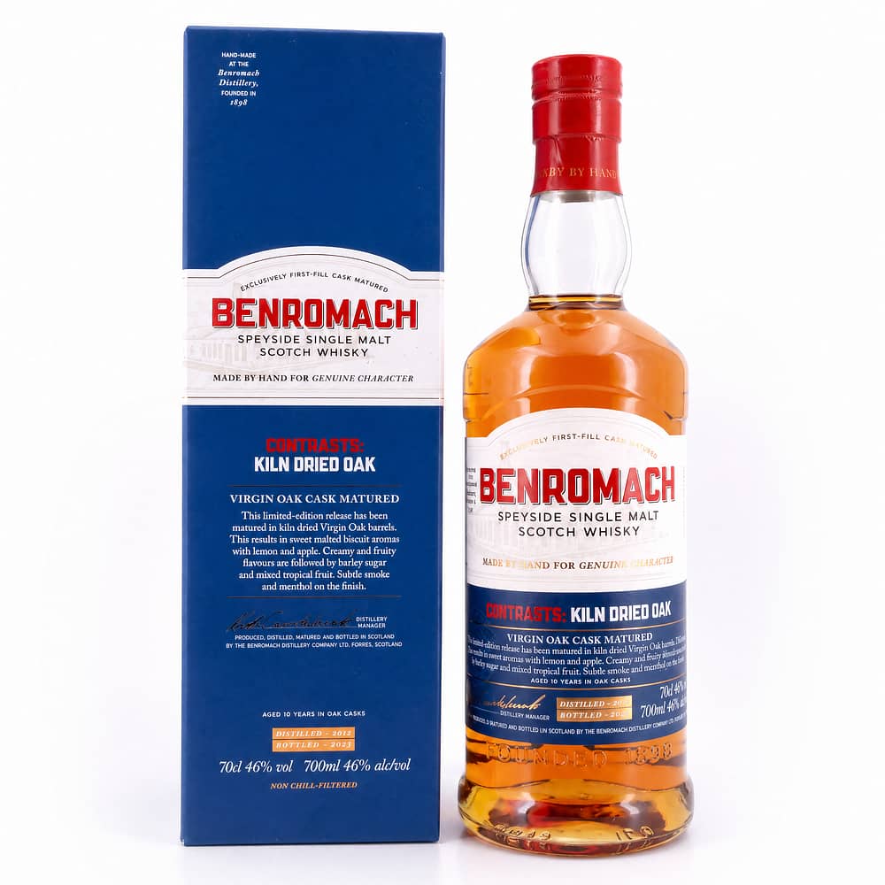Benromach Contrasts: Kiln Dried Oak 10 Jahre 0,70 Liter/ 46.0% vol Produktbild