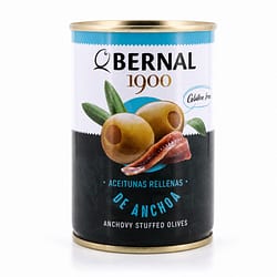 Bernal Grüne Oliven gefüllt mit Anchovispaste 292g Dose Produktbild