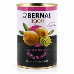 Bernal Grüne Oliven gefüllt mit Wasabipaste 220g Dose Produktbild