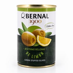 Bernal Grüne Oliven gefüllt mit Zitronenpaste 292g Dose Produktbild