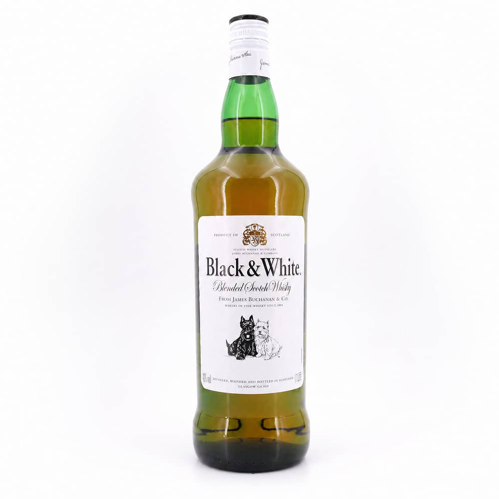 Black & White Blended Scotch Whisky Literflasche 1 Liter/ 40.0% vol Produktbild