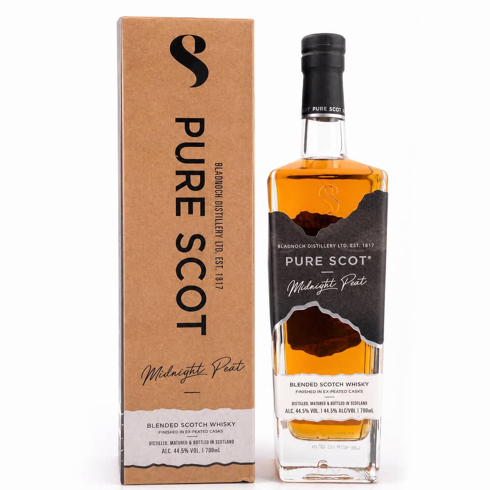 Bladnoch Pure Scot Midnight Peat 0,70 Liter/ 44.5% vol Produktbild