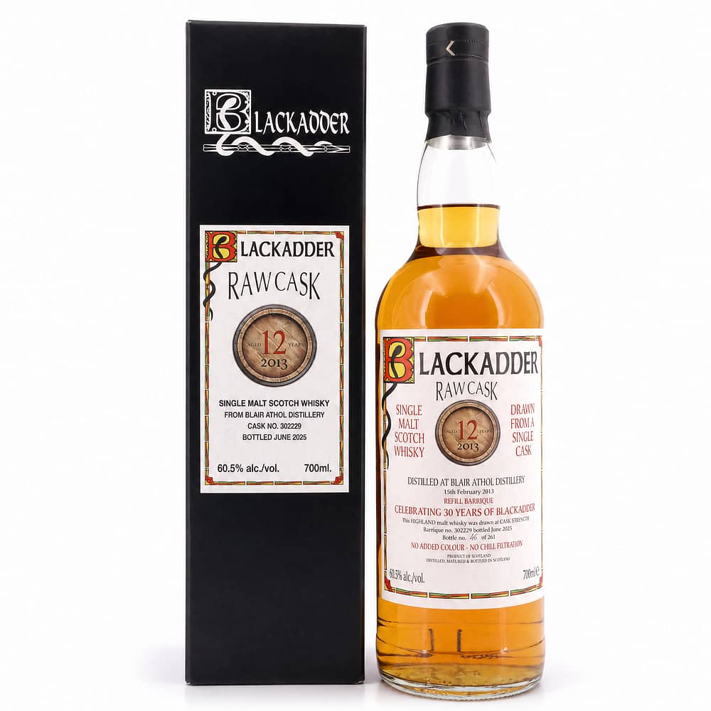 Blair Athol Blackadder Raw Cask 12 Jahre Cask Strength 261 Bottles 0,70 Liter/ 60.5% vol Produktbild