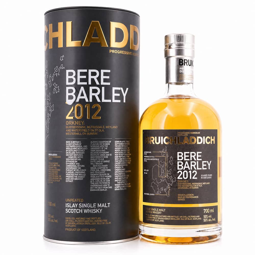 Bruichladdich Bere Barley 2012 0,70 Liter/ 50.0% vol Produktbild