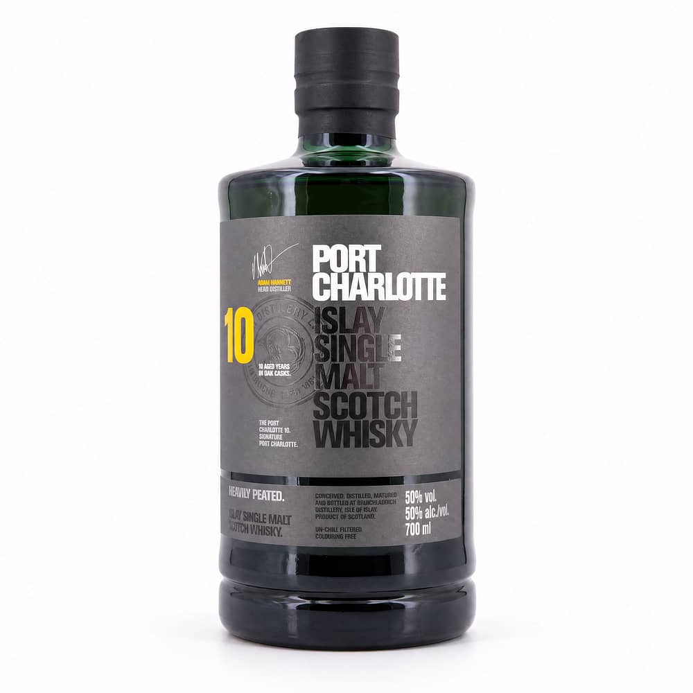 Bruichladdich Port Charlotte Scottish Barley 10 Jahre Heavily Peated 0,70 Liter/ 50.0% vol Produktbild