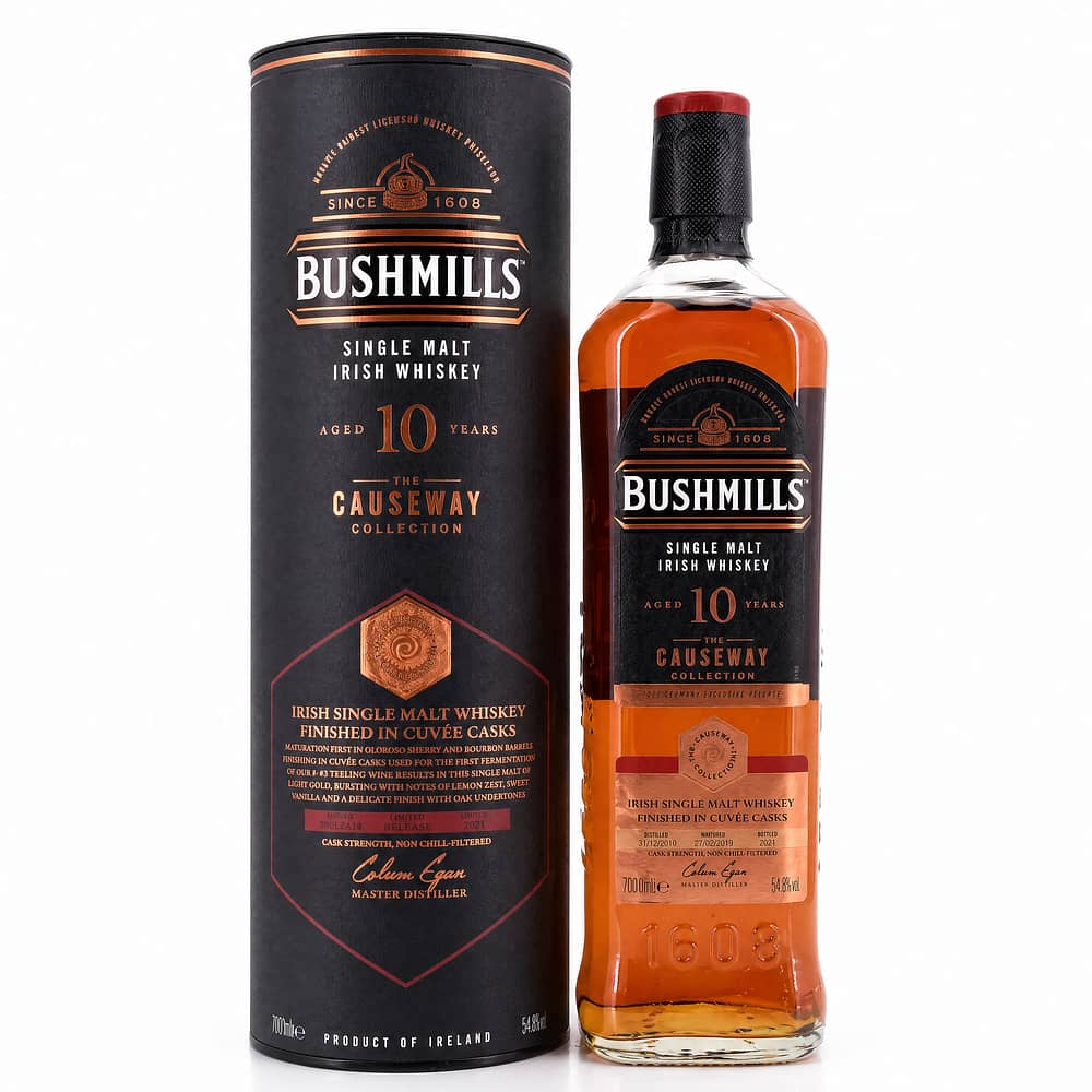 Bushmills 10 Jahre Cuvee Cask Cask Strength Finish In Cuvèe Casks 0,70 Liter/ 54.8% vol Produktbild