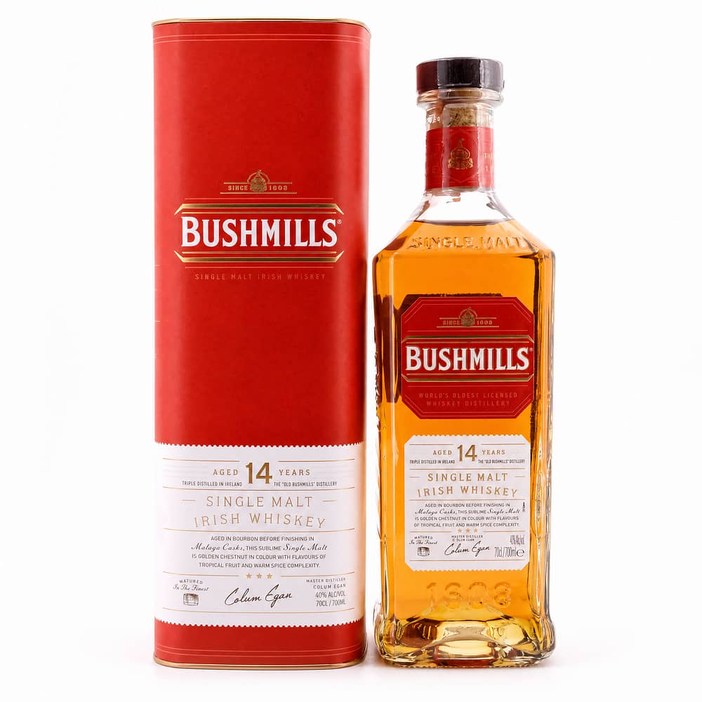 Bushmills 14 Jahre Malaga Cask Finish 0,70 Liter/ 40.0% vol Produktbild