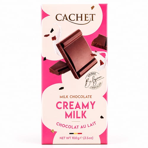 Cachet Creamy Milk Vollmilchschokolade 31% 100 Gramm Produktbild
