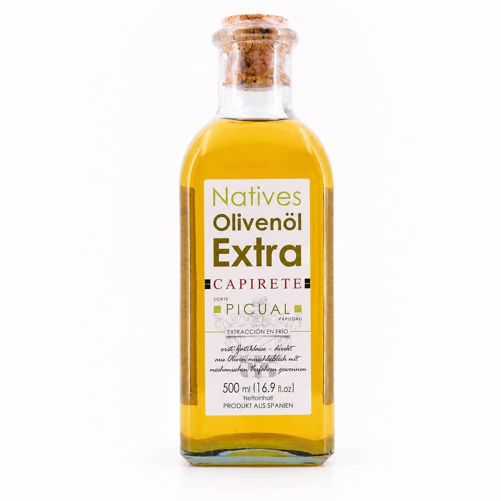 Capirete Olivenöl Extra Virgin Picual 0,50 Liter Produktbild
