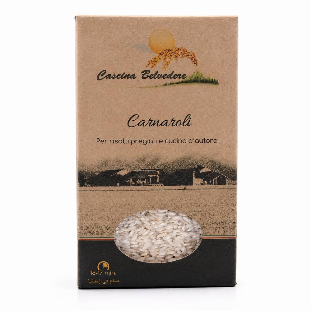 Cascina Belvedere Carnaroli Reis Langkornreis 500 Gramm Produktbild