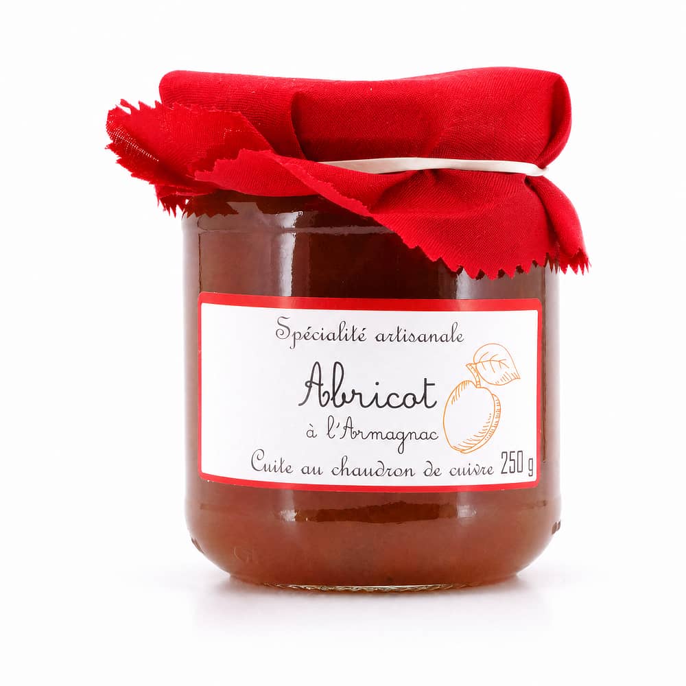 Confiture artisanale Abricot à l´Armagnac Aprikose Aufstrich mit Armagnac 250 Gramm/ 1.0% vol Produktbild