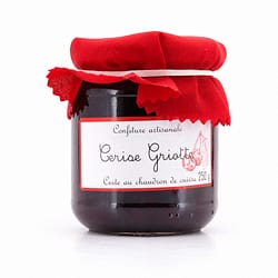 Confiture artisanale Cerise Griotte Sauerkirsch Konfitüre Produktbild