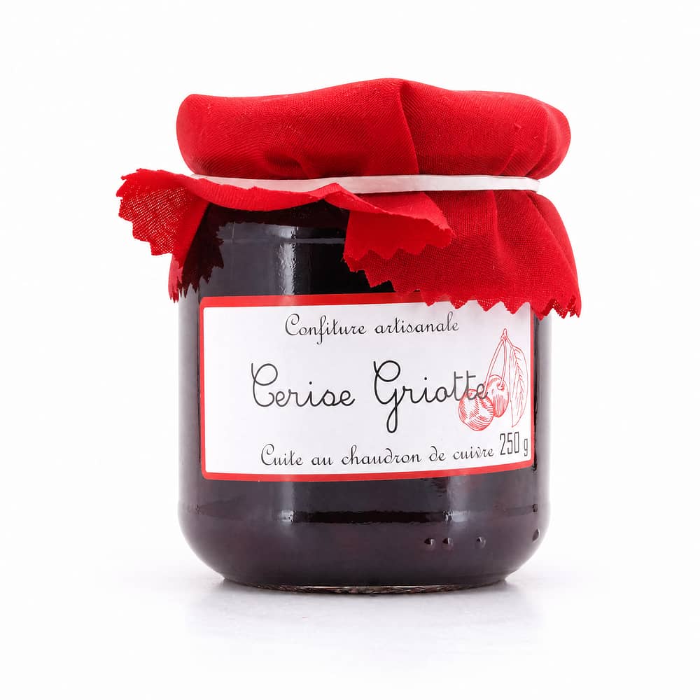 Confiture artisanale Cerise Griotte Sauerkirsch Konfitüre 250 Gramm Produktbild