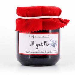 Confiture artisanale Myrtille Wilde Heidelbeer Konfitüre Produktbild