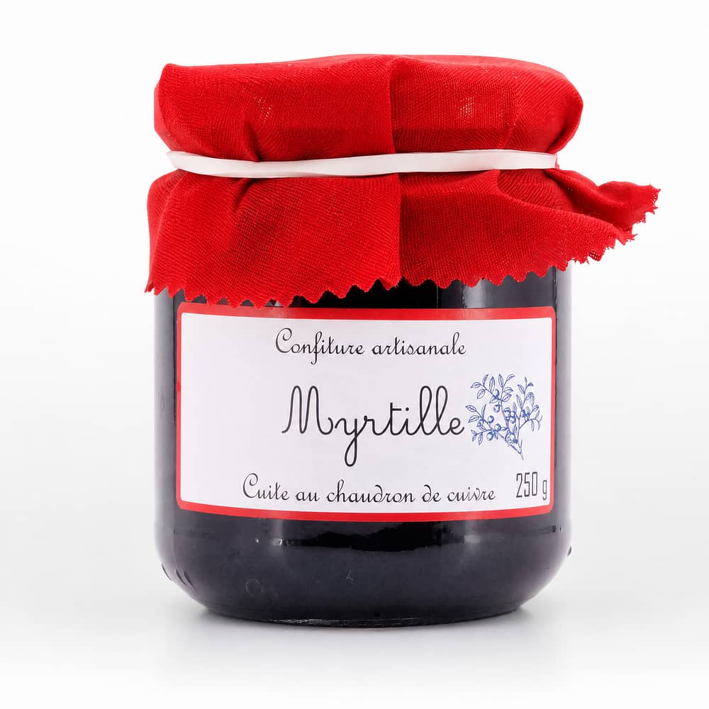 Confiture artisanale Myrtille Wilde Heidelbeer Konfitüre 250 Gramm Produktbild