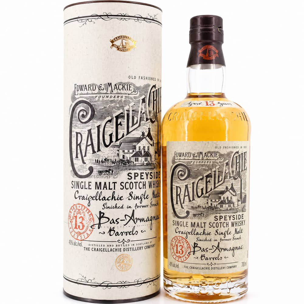 Craigellachie 13 Jahre Bas-Armagnac Barrels Finish 0,70 Liter/ 46.0% vol Produktbild