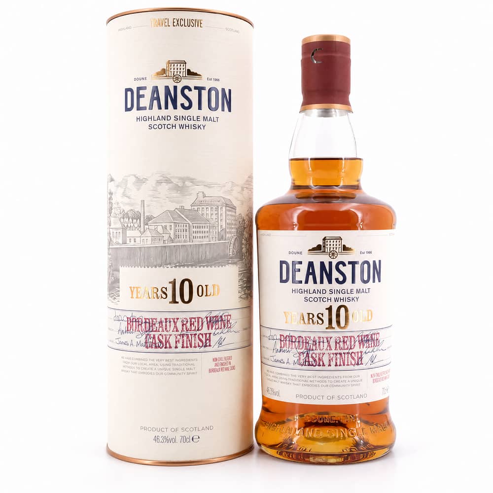 Deanston 10 Jahre Bordeaux Red Wine Cask finish 0,70 Liter/ 46.3% vol Produktbild