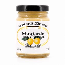 Delouis Fils Moutarde au Citron Senf mit Citrone Produktbild