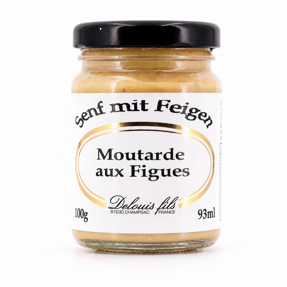 Delouis Fils Moutarde aux Figues Senf mit Feigen 100 Gramm Produktbild