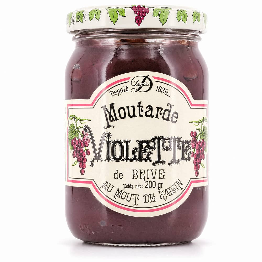 Delouis Fils Violette de Brive Violetter Senf aus Brive 200 Gramm Produktbild