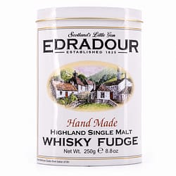 Edradour Whisky Fudge 25 Stück mit Edradour Whisky in Blechdose Produktbild