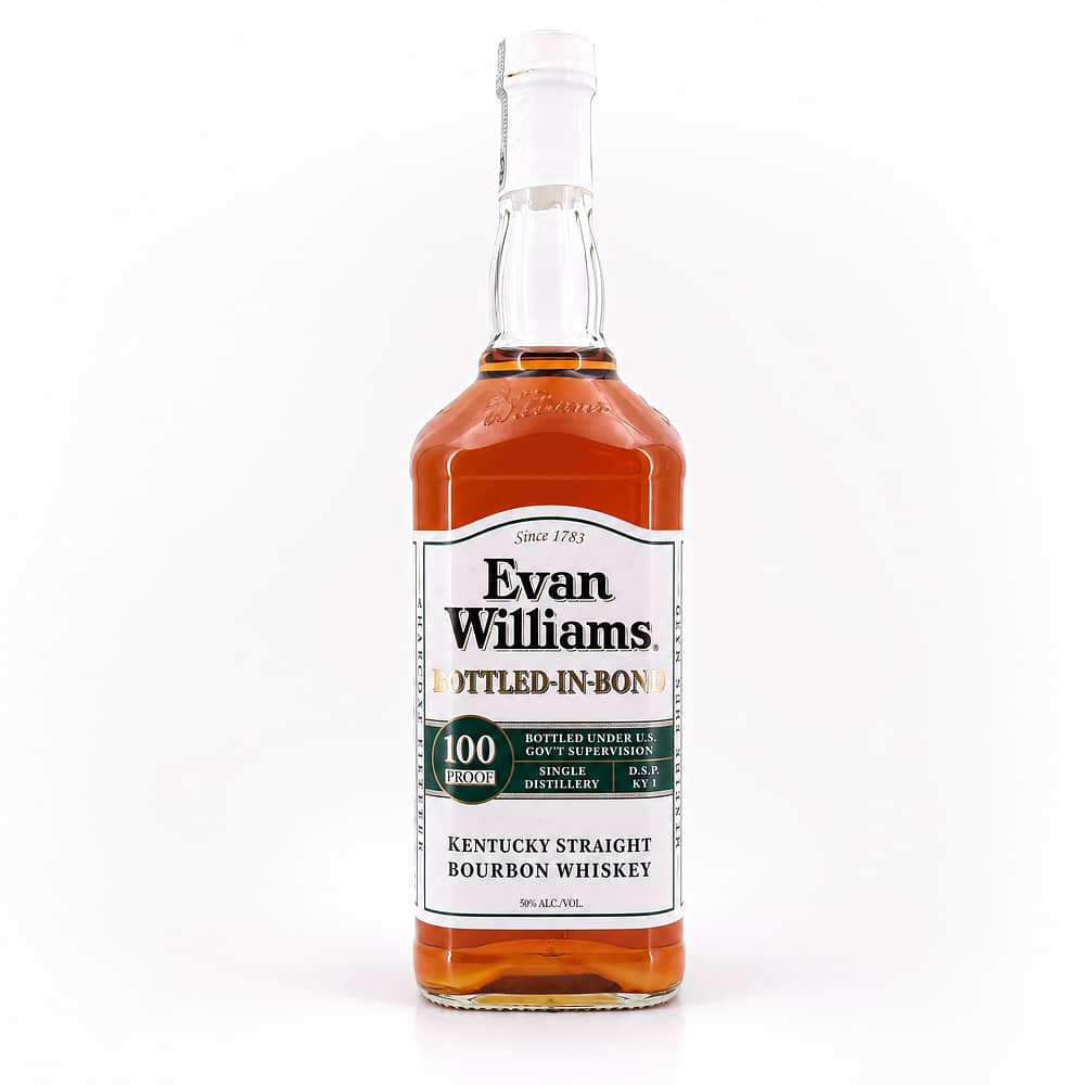 Evan Williams Bottled in Bond 100 Proof Kentucky Straight Bourbon Whiskey Literflasche 1 Liter/ 50.0% vol Produktbild