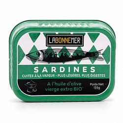 Ferrigno La Bonne Mer Sardinen mit Bio-Olivenöl 135g Produktbild